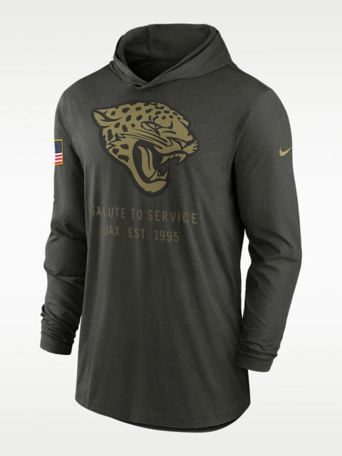 Nike Jacksonville Jaguars Salute to Service Sideline Men’s Nike Dri-FIT NFL Long-Sleeve Hooded Top