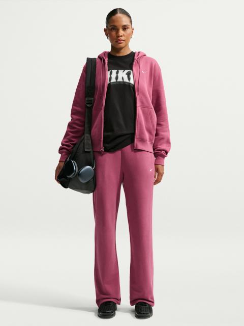 Nike Nike Studio Fleece Lightweight Women's Mid-Rise Open-Hem Pants