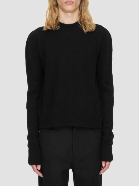 Rick Owens Men's Cashmere-Blend Crewneck Sweater - Black