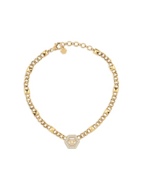 PHILIPP PLEIN Hexagon Studs necklace