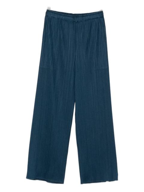 ISSEY MIYAKE plissé-effect trousers