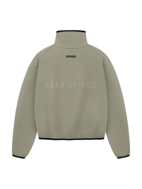 adidas (WMNS) adidas x Fear of God Athletics Suede Fleece Track Jacket 'Clay' IY0936