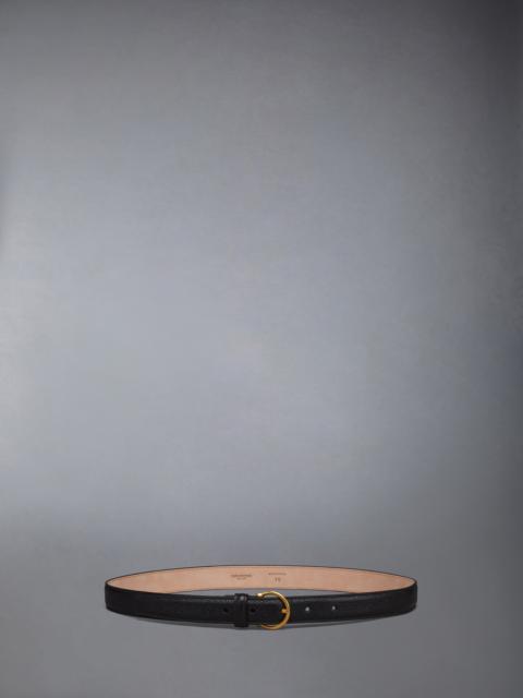 Thom Browne PEBBLE GRAIN ROUND BUCKLE BELT