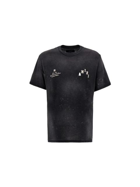 AMIRI AMIRI Vintage Collegiate Tee Black