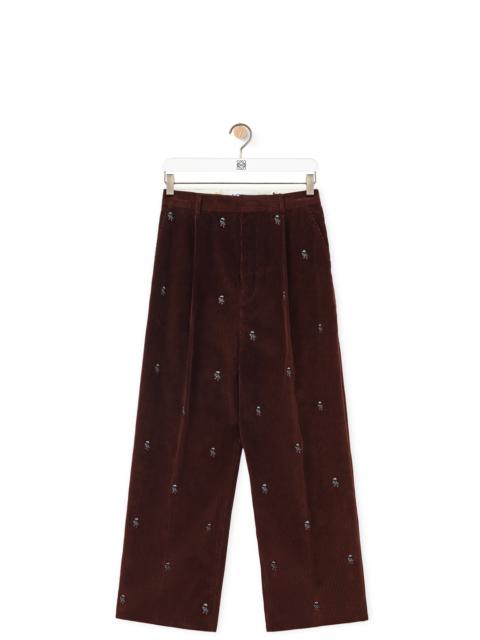 Trousers in cotton