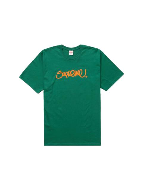 Supreme Handstyle Tee Light Pine