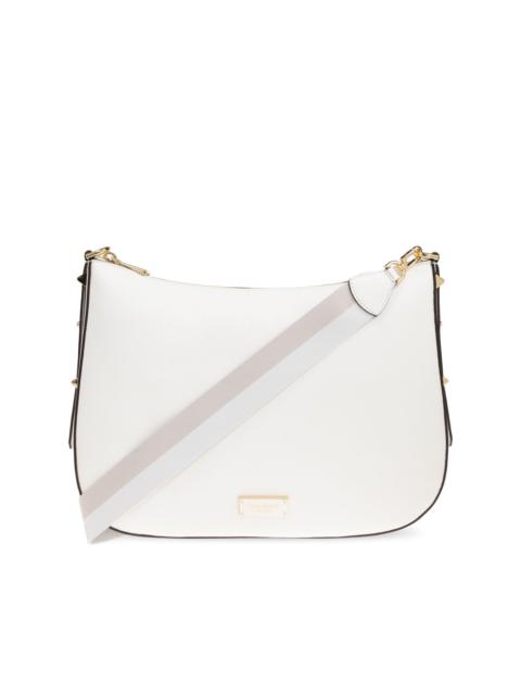 kate spade logo-plaque shoulder bag