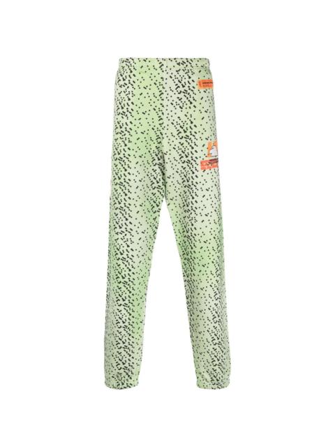 abstract-spot track pants