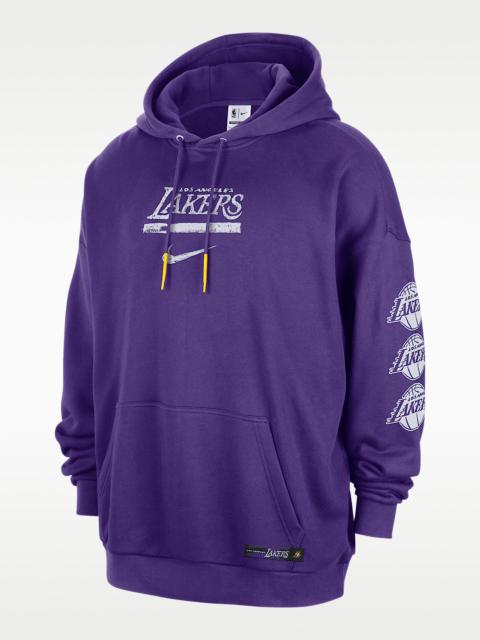 Jordan Los Angeles Lakers Courtside Men's Jordan NBA Club Premium Pullover Hoodie