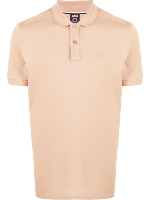 BOSS embroidered-logo polo shirt
