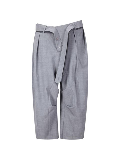 OTTOLINGER strapped baggy shorts