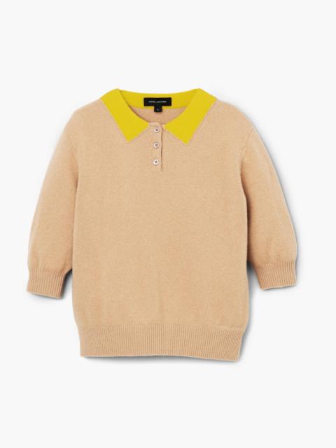 Marc Jacobs TROMPE L'OEIL KNIT POLO