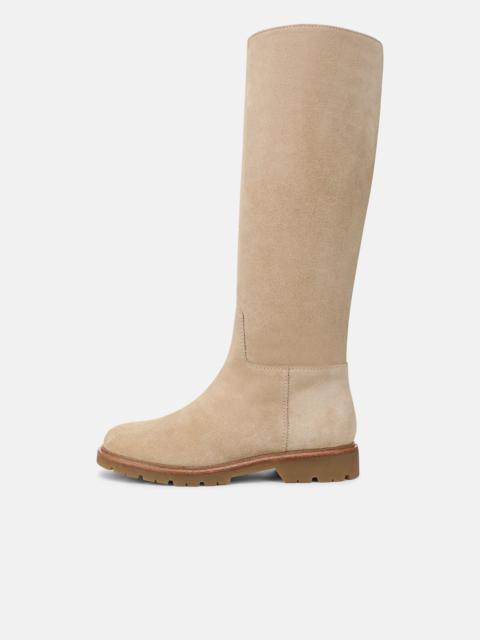 Vince Sibelle Suede Wide-Calf Riding Boot