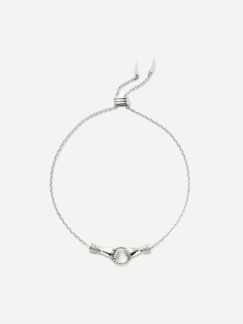 MISSOMA X Harris Reed Silver-Plated In Good Hands Slider Bracelet