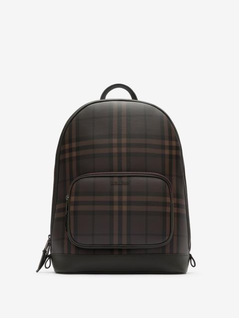 Burberry City Check Zip Backpack