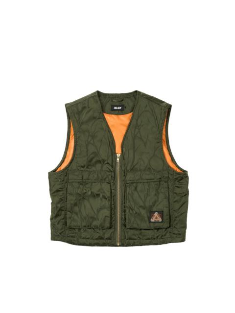 PALACE PALACE PORTER FIELD VEST OLIVE / JACQUARD