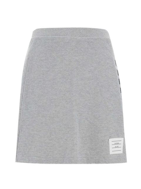 Thom Browne logo-detail mini skirt