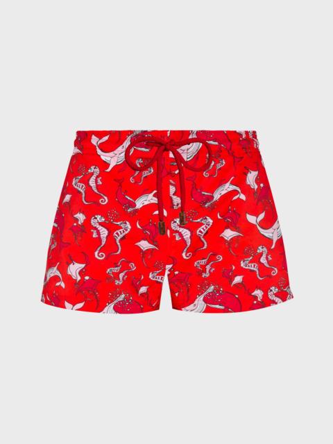 Vilebrequin WOMEN SWIM SHORTS WHALES LOVE