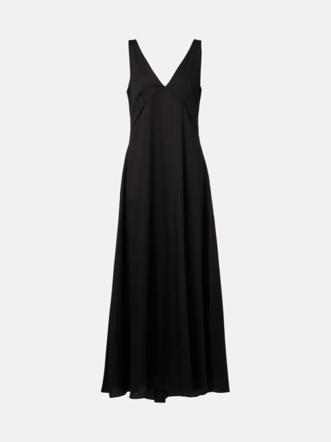 LESET Yoko cotton maxi dress