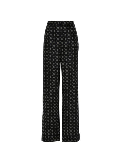 Moschino graphic-print trousers