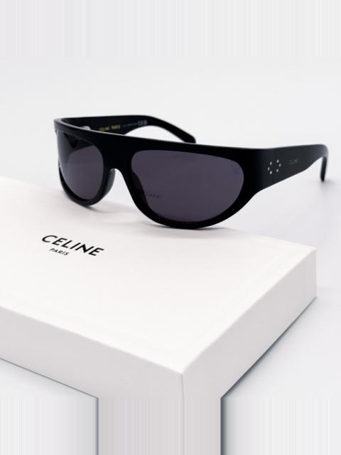 CELINE NEW CELINE CL40272I 01A UNISEX SHINY BLACK SUNGLASSES  display picture 1