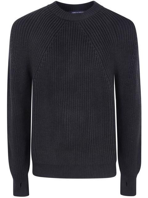 Comme des Garçons Homme Sweater Heavy Wool "Bicolor Heavy Wool Round N