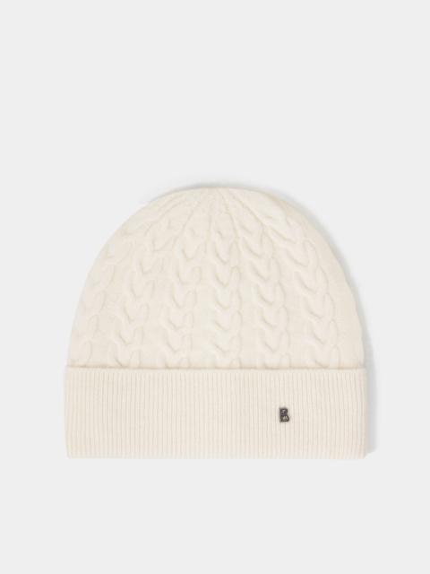 Lamiah Knitted hat in Off-white