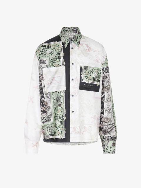 Givenchy Atlantis patchwork printed shirt