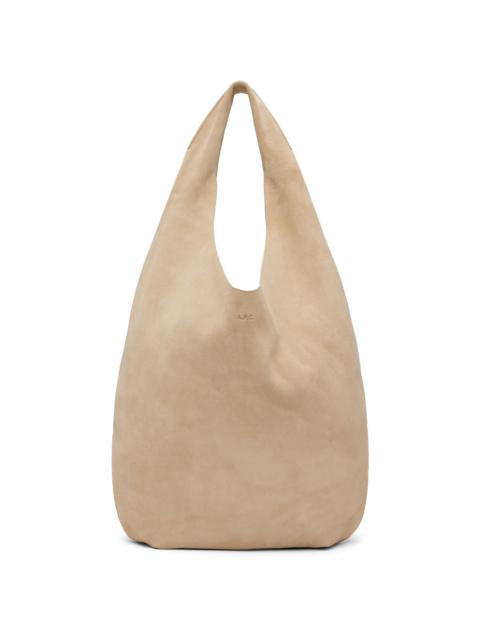 A.P.C. Beige 'Le Neige' Bag