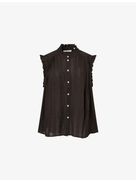 SKALL Juliane Ruffled Cotton Top