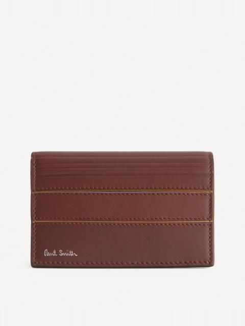Paul Smith Brown Panelled Leather Wallet
