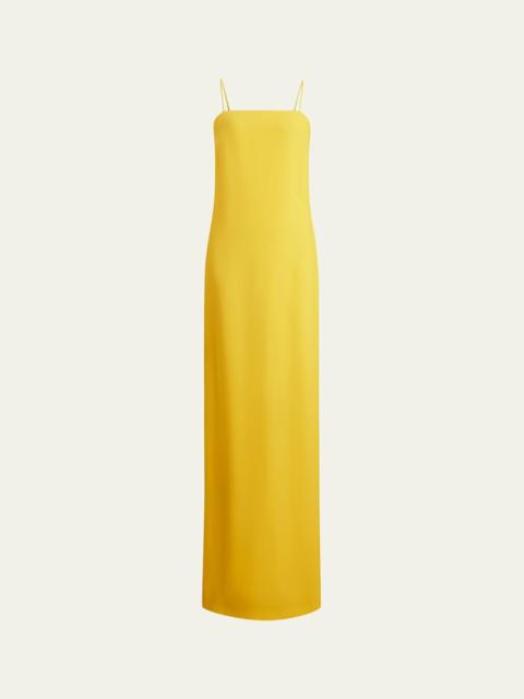 Ralph Lauren Demetrius Silk Cady Evening Dress