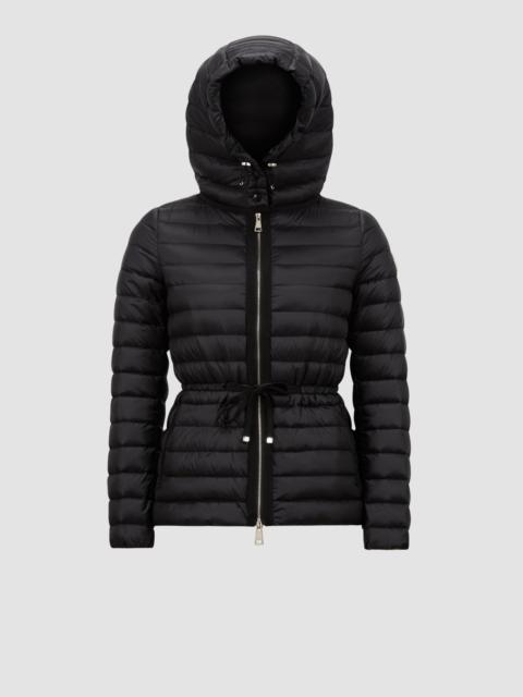 Moncler Raie Hooded Fit & Flare Short Down Jacket