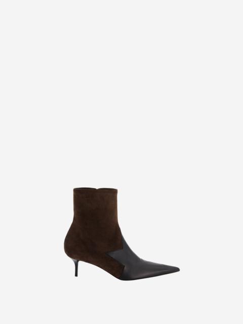 COPERNI Suede Star Cut-Out Low Boots