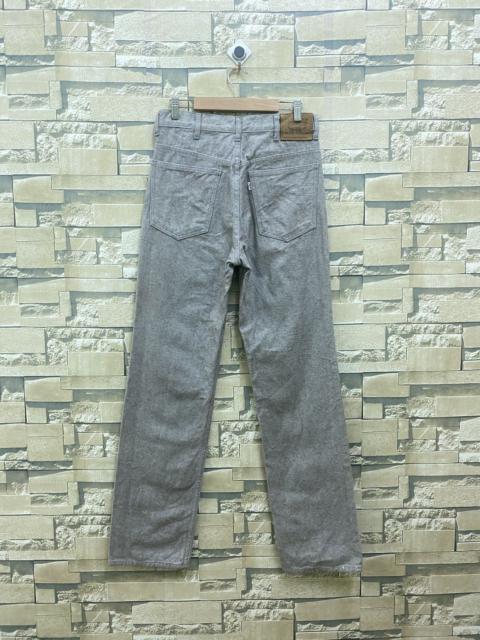 Other brands Levi's × Vintage - Vintage 80s Levi's 515 Leather Patches Grey White tab Pants