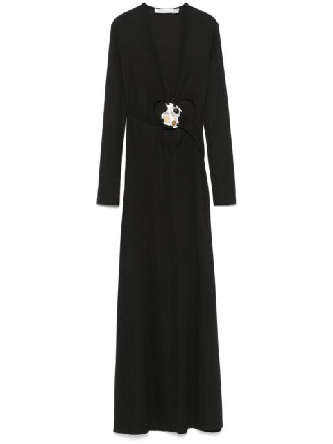 CHRISTOPHER ESBER Trio Stone Maxi Dress