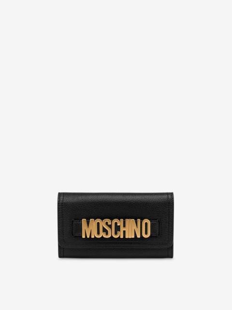 Moschino WALLET WITH LOGO LETTERING