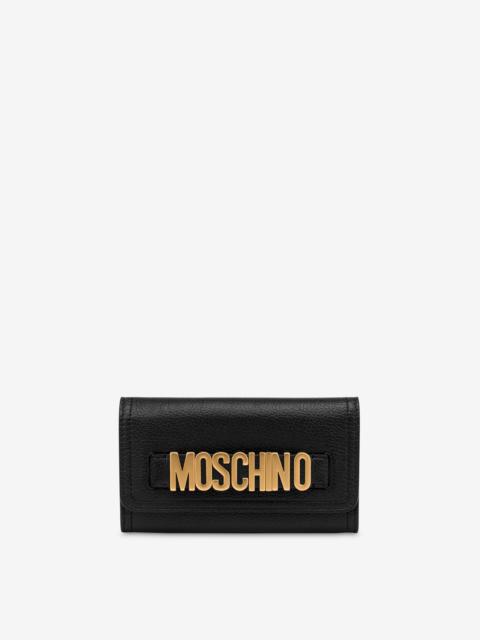 Moschino WALLET WITH LOGO LETTERING