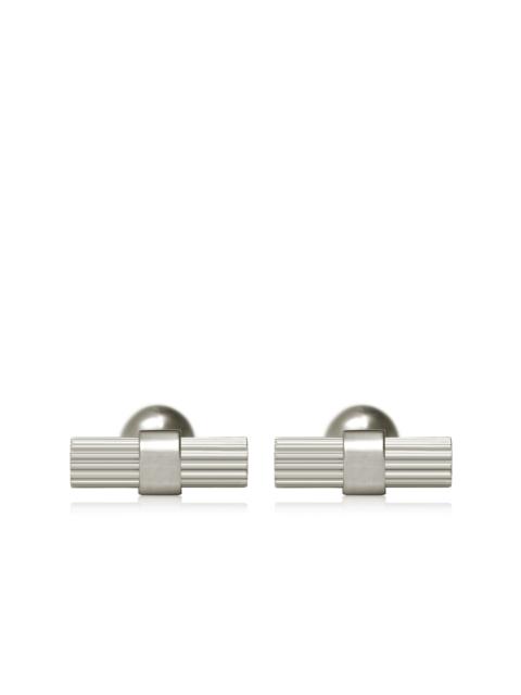 TOM FORD STRIPED T CUFFLINKS