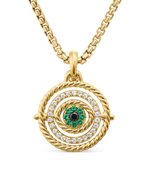 DAVID YURMAN Women's Evil Eye Mobile Amulet with Diamonds - Emerald