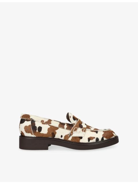 dolce vita Tiggy Printed Leather Loafers