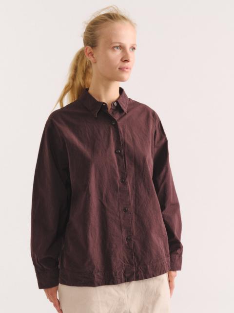 CASEY/CASEY BIGGY SHIRT - PAPER COT - EBONY