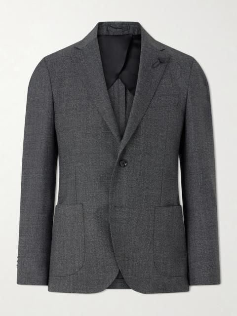 LARDINI Double-Breasted Wool Suit Jacket