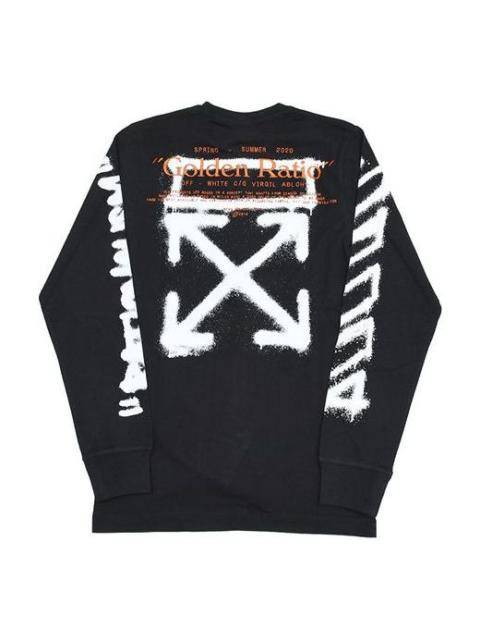 Off-White Off-White Harry the Bunny long-sleeved For Men Black OMAB001R201850091001