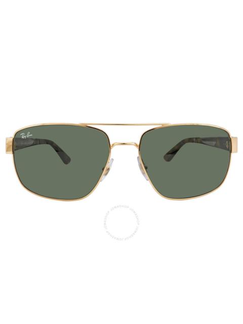 Ray-Ban Ray Ban G-15 Green Navigator Men's Sunglasses RB3663 001/31 60