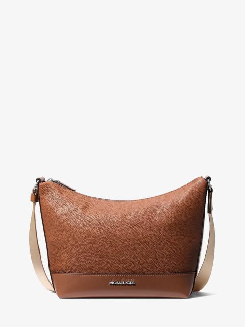 MICHAEL KORS Cooper Pebbled Leather Crescent Bag