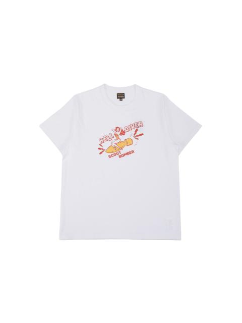 The Real McCoys MC26019 Military Tee / Hell Diver White