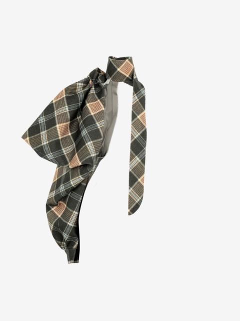 Maison Margiela Draped flannel sleeve