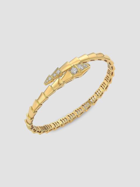 BVLGARI 공급 업체 18K 황색 금 & 다이아몬드 팔찌 팔찌