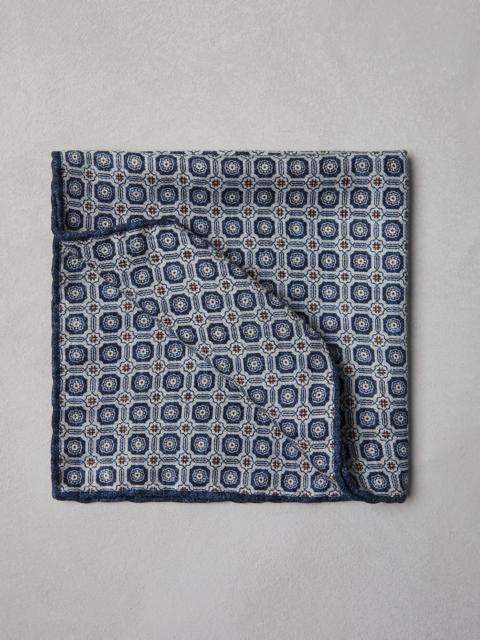 Brunello Cucinelli Silk pocket square with pattern